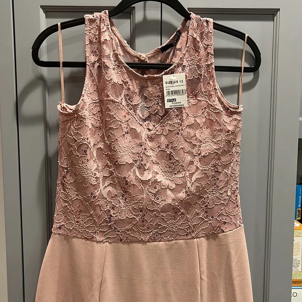 Brand New with Tags Quiz Blush Lace Sweetheart Neck - Picture 5 of 7